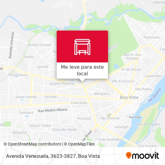 Avenida Venezuela, 3623-3827 mapa