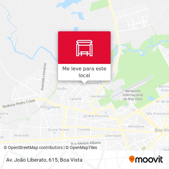 Av. João Liberato, 615 mapa