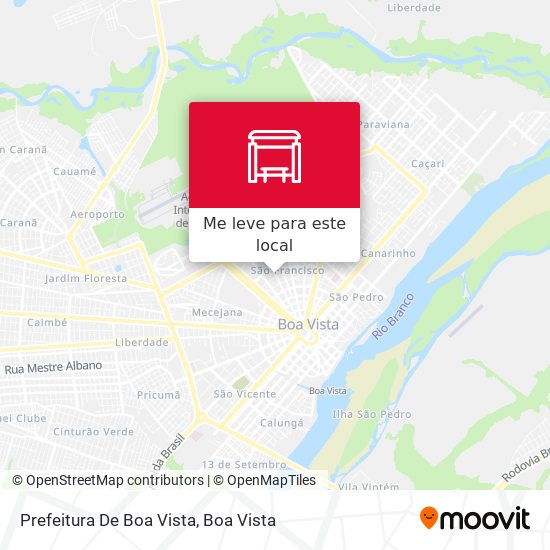 Prefeitura De Boa Vista mapa
