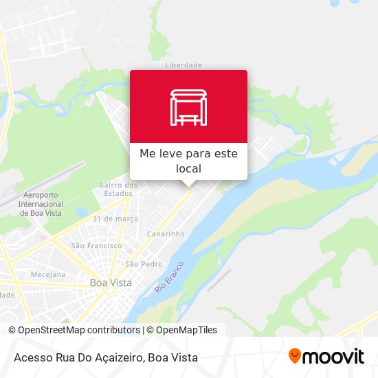 Acesso Rua Do Açaizeiro mapa