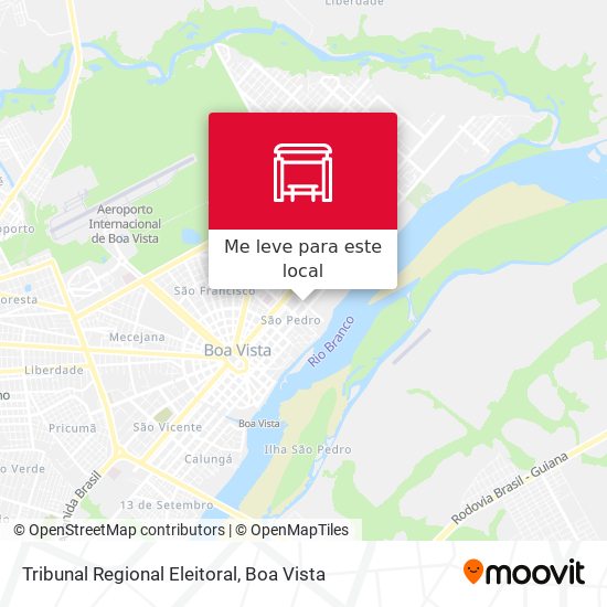 Tribunal Regional Eleitoral mapa