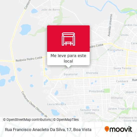 Rua Francisco Anacleto Da Silva, 17 mapa