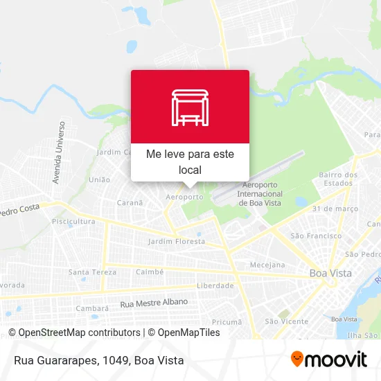 Rua Guararapes, 1049 mapa