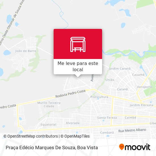Praça Edécio Marques De Souza mapa