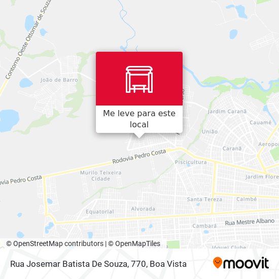 Rua Josemar Batista De Souza, 770 mapa