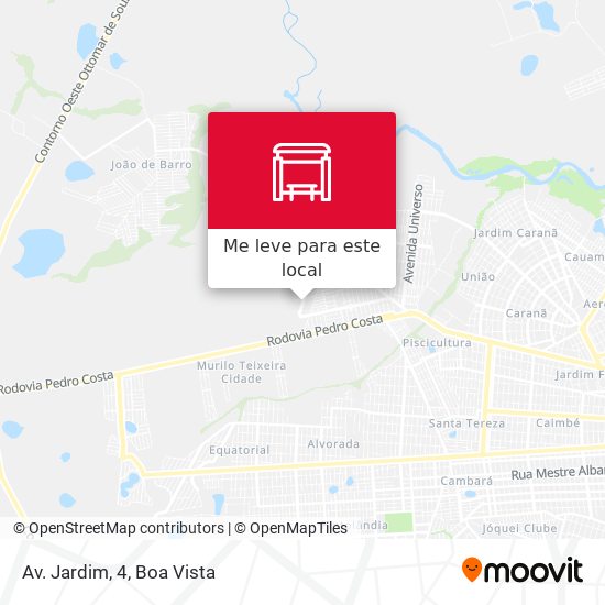 Av. Jardim, 4 mapa