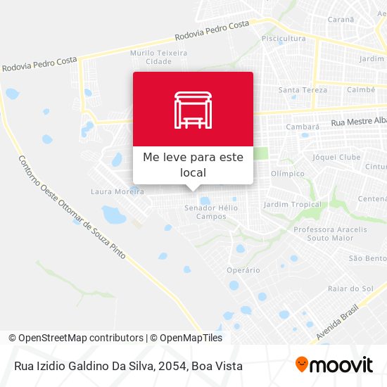 Rua Izidio Galdino Da Silva, 2054 mapa