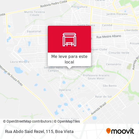 Rua Abdo Said Rezel, 115 mapa