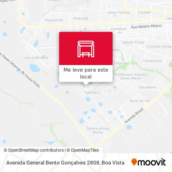 Avenida General Bento Gonçalves 2808 mapa