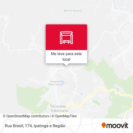 Rua Brasil, 174 mapa