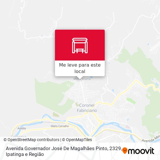 Avenida Governador José De Magalhães Pinto, 2329 mapa