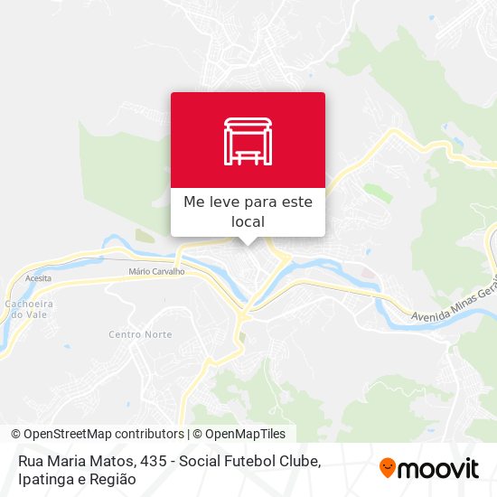 Rua Maria Matos, 435 - Social Futebol Clube mapa