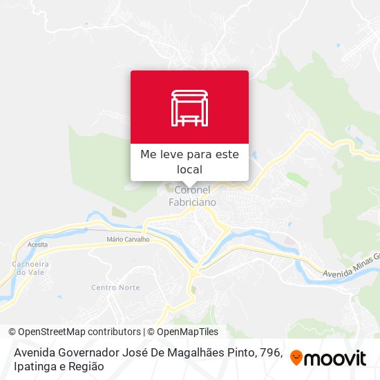 Avenida Governador José De Magalhães Pinto, 796 mapa