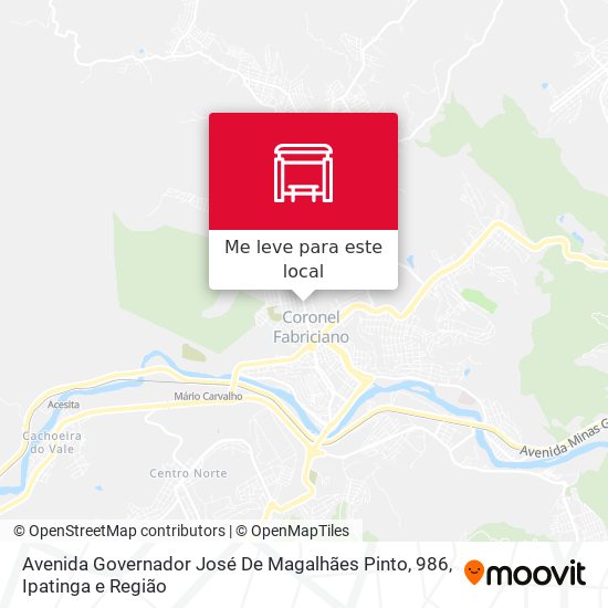 Avenida Governador José De Magalhães Pinto, 986 mapa