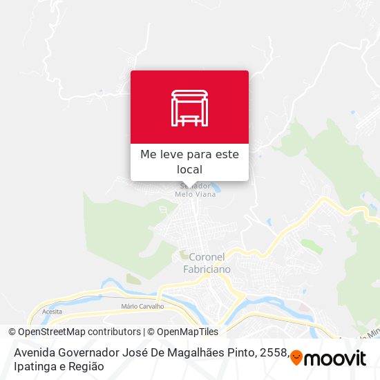 Avenida Governador José De Magalhães Pinto, 2558 mapa