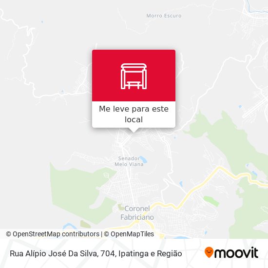 Rua Alípio José Da Silva, 704 mapa