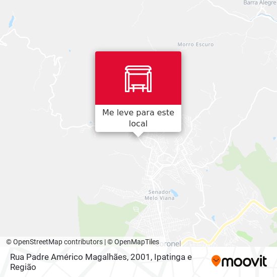 Rua Padre Américo Magalhães, 2001 mapa