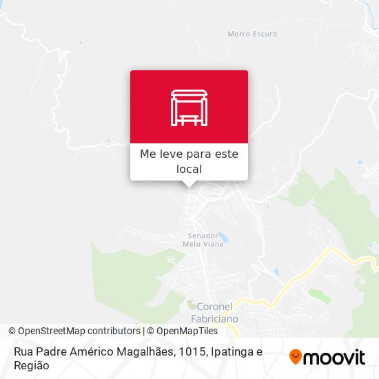 Rua Padre Américo Magalhães, 1015 mapa