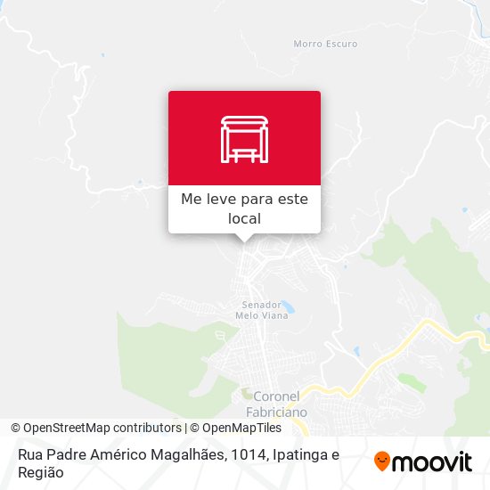 Rua Padre Américo Magalhães, 1014 mapa