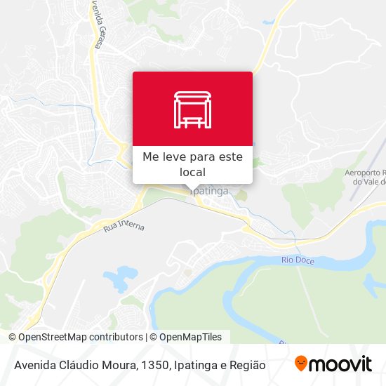 Avenida Cláudio Moura, 1350 mapa