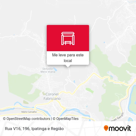 Rua V16, 196 mapa