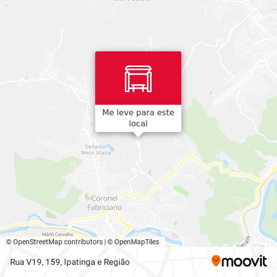 Rua V19, 159 mapa