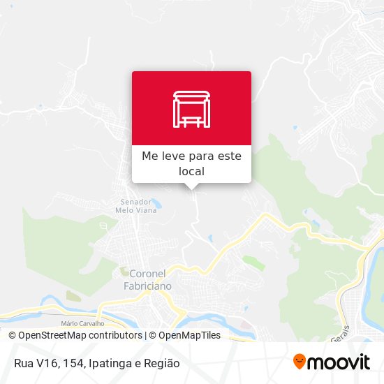 Rua V16, 154 mapa