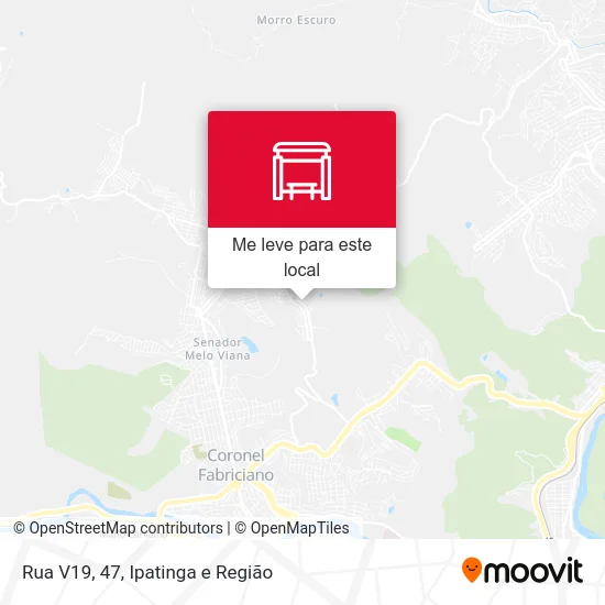 Rua V19, 47 mapa