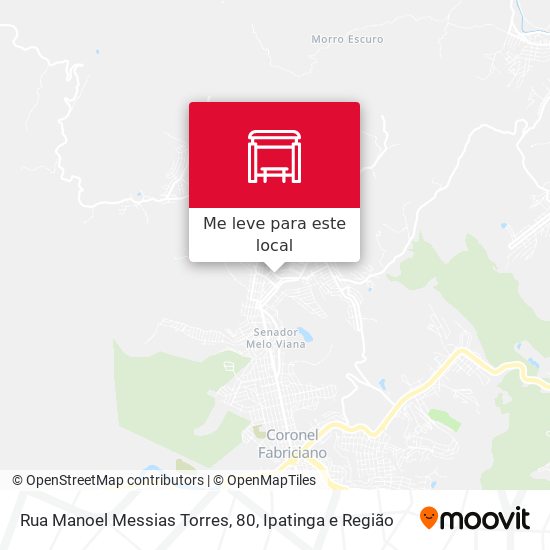 Rua Manoel Messias Torres, 80 mapa