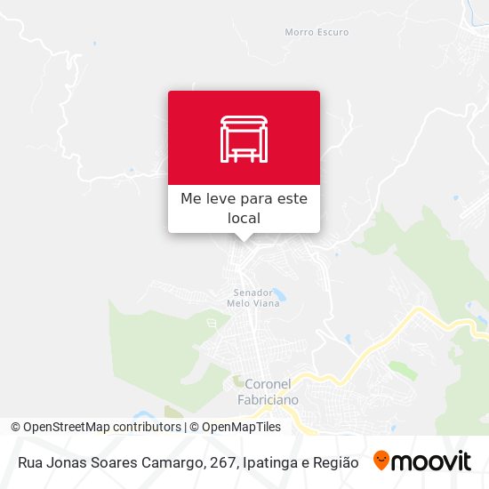 Rua Jonas Soares Camargo, 267 mapa