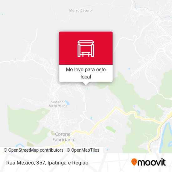 Rua México, 357 mapa