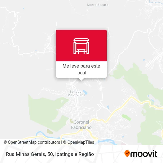 Rua Minas Gerais, 50 mapa