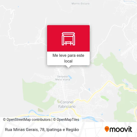 Rua Minas Gerais, 78 mapa