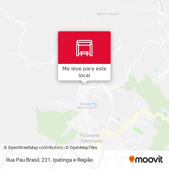 Rua Pau Brasil, 221 mapa