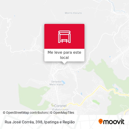 Rua José Corrêa, 398 mapa