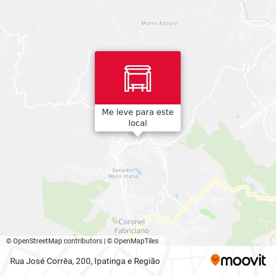 Rua José Corrêa, 200 mapa