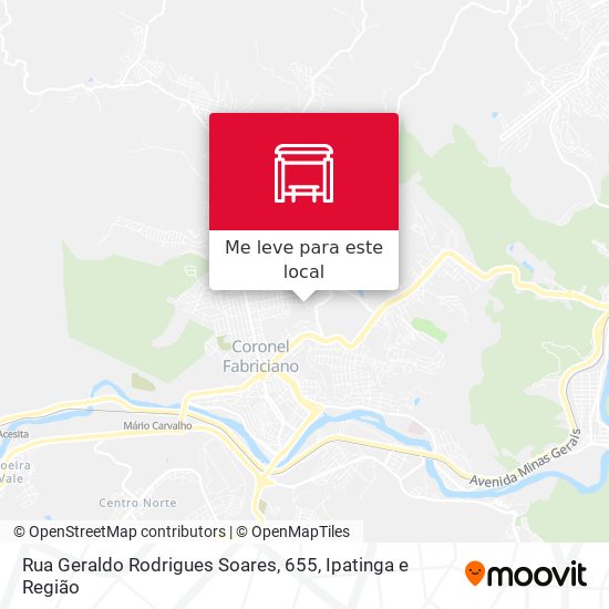 Rua Geraldo Rodrigues Soares, 655 mapa