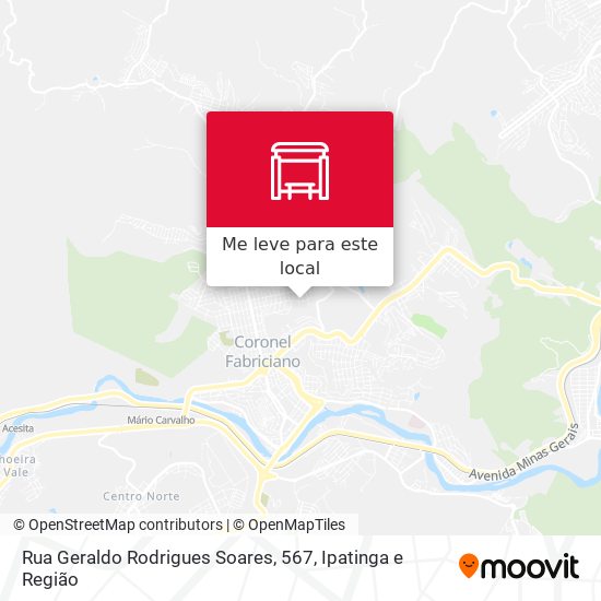 Rua Geraldo Rodrigues Soares, 567 mapa