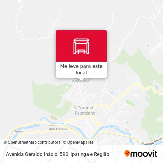 Avenida Geraldo Inácio, 590 mapa