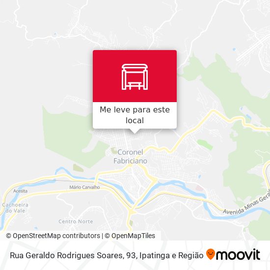 Rua Geraldo Rodrigues Soares, 93 mapa