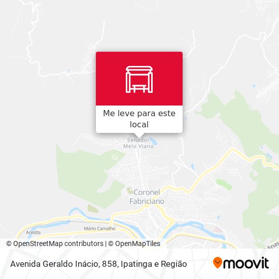 Avenida Geraldo Inácio, 858 mapa