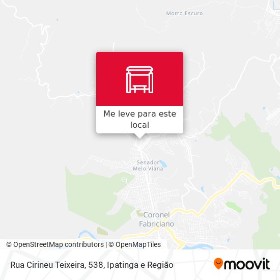 Rua Cirineu Teixeira, 538 mapa