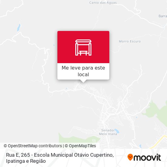 Rua E, 265 - Escola Municipal Otávio Cupertino mapa