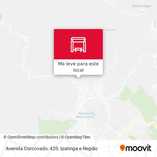 Avenida Corcovado, 420 mapa