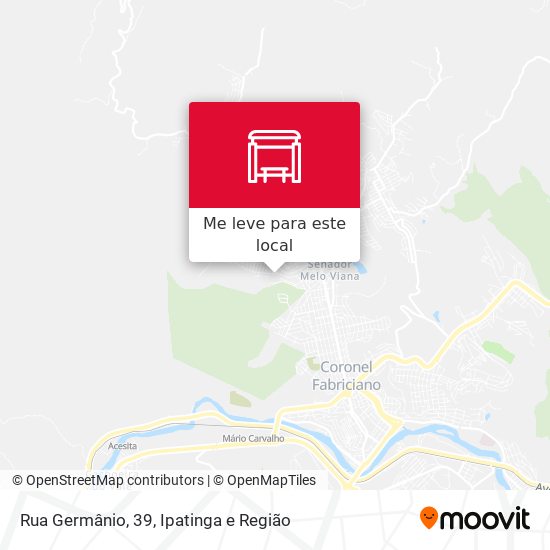 Rua Germânio, 39 mapa