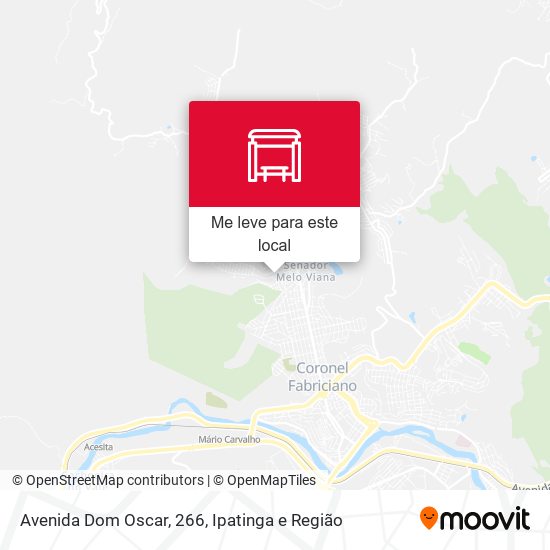 Avenida Dom Oscar, 266 mapa