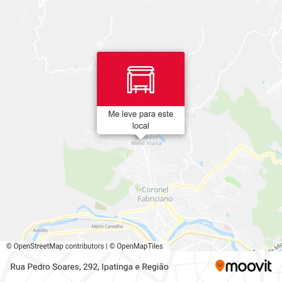 Rua Pedro Soares, 292 mapa