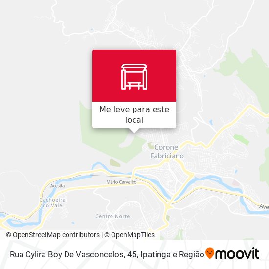 Rua Cylira Boy De Vasconcelos, 45 mapa