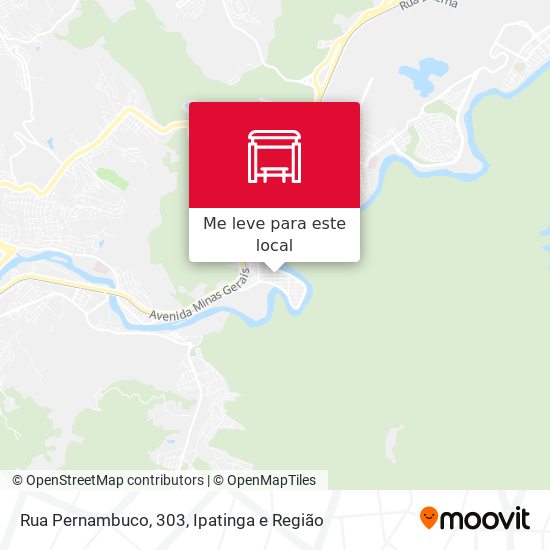 Rua Pernambuco, 303 mapa