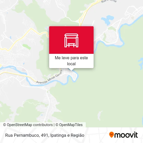 Rua Pernambuco, 491 mapa